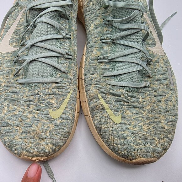 Nike Free Run 5.0 Stream Olive Aura Mens Size 9 Athletic Shoes Running Walking - Picture 8 of 13